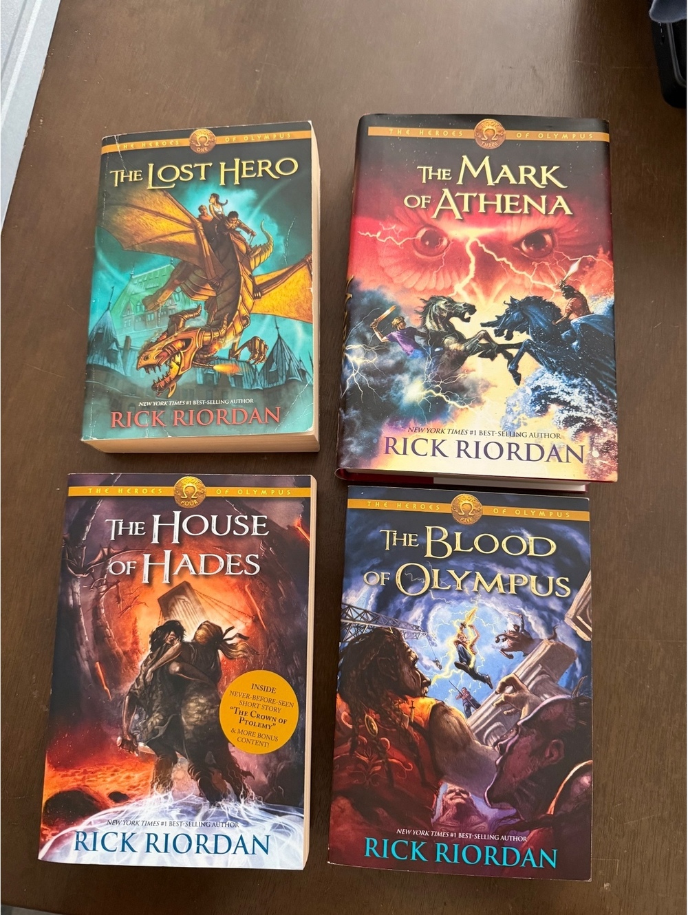 The Heroes of Olympus Book Lot (4 Books) by Rick Riordan – Paperback/Hardcover